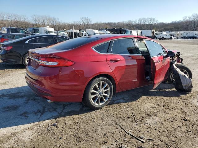  FORD FUSION 2017 Czerwony