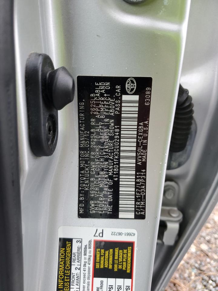 2012 Toyota Camry - Image 13