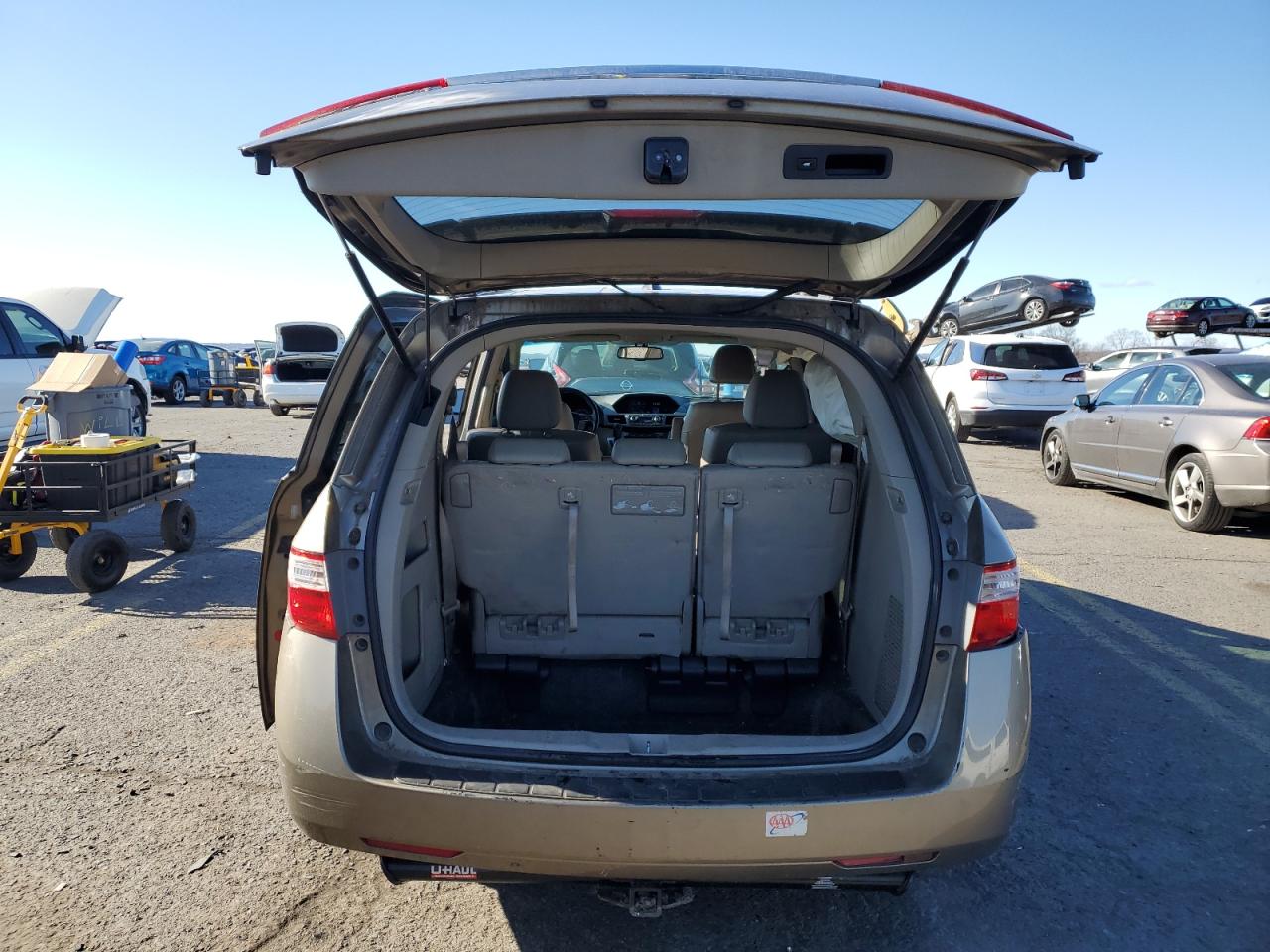 2012 Honda Odyssey Exl VIN: 5FNRL5H65CB030198 Lot: 71665175