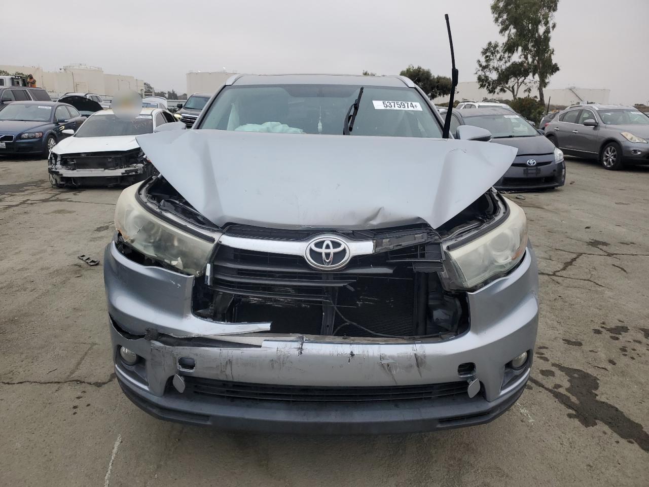 VIN 5TDJKRFH4GS285759 2016 TOYOTA HIGHLANDER no.5