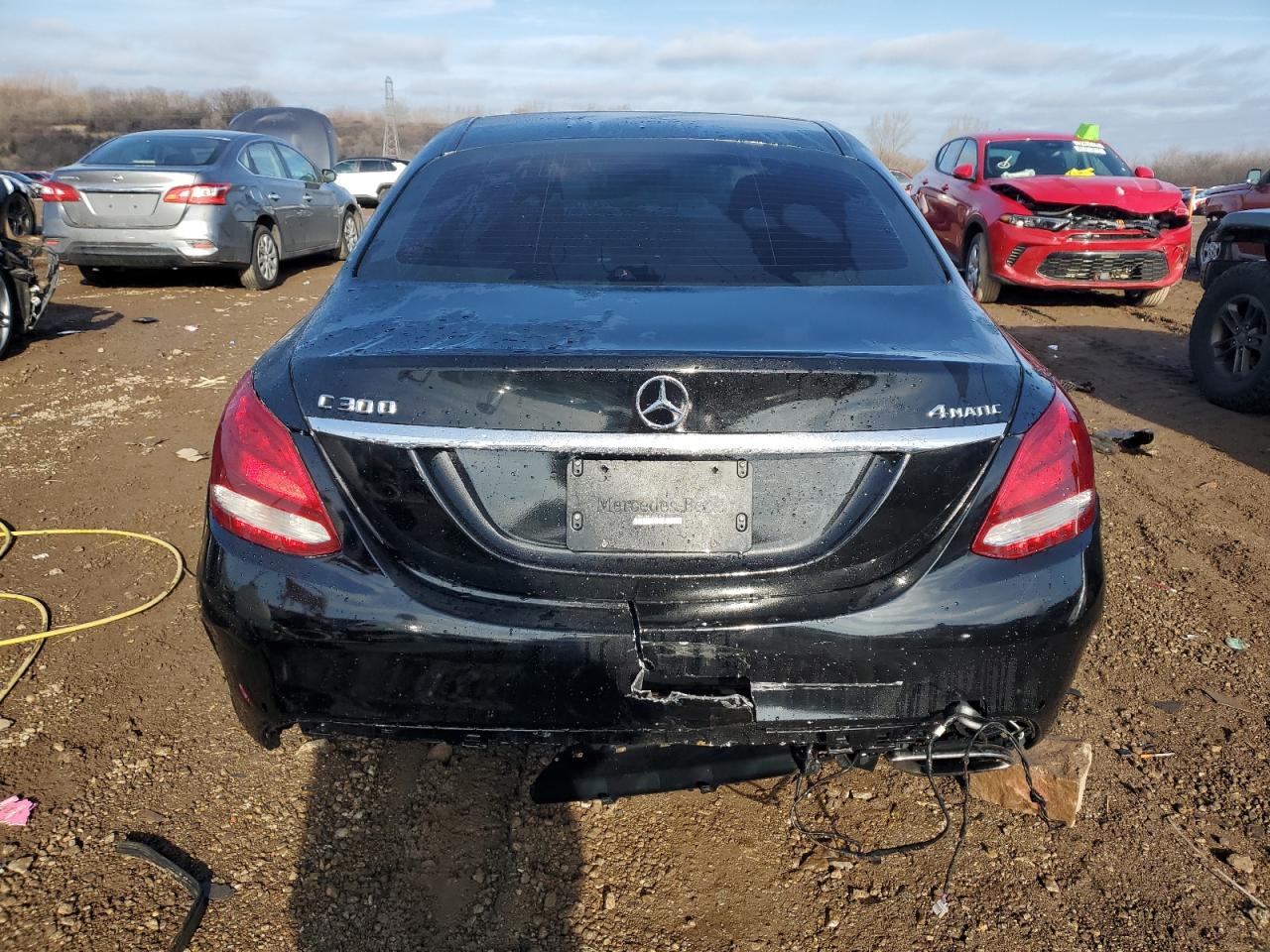 2017 Mercedes-Benz C 300 4Matic VIN: 55SWF4KB2HU206091 Lot: 84649014