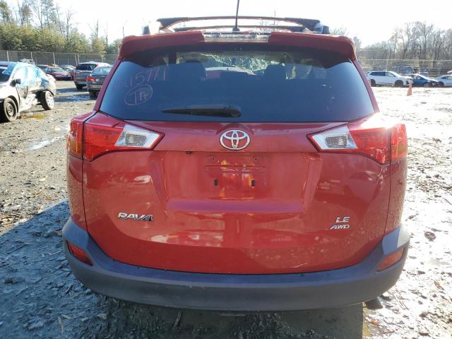  TOYOTA RAV4 2015 Красный