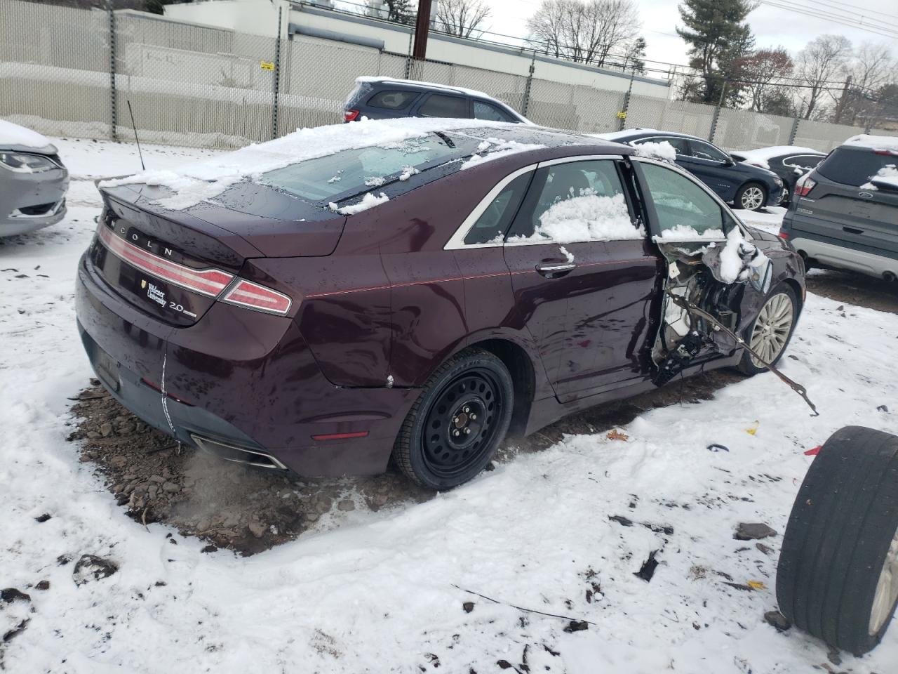 VIN 3LN6L2G91DR801944 2013 LINCOLN MKZ no.3