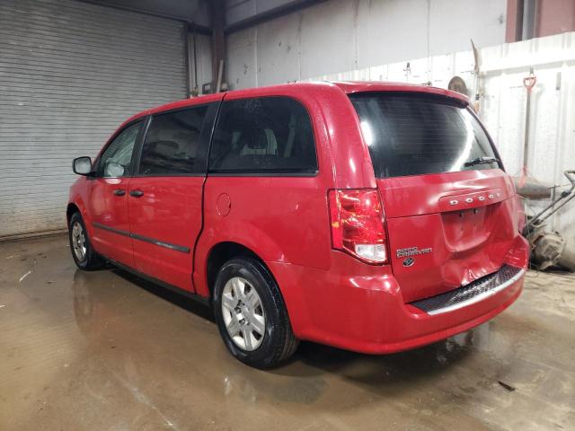  DODGE CARAVAN 2012 Червоний