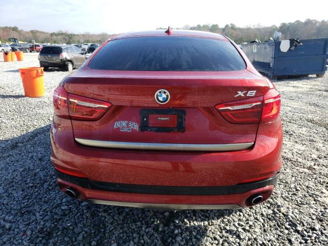  BMW X6 2017 Red