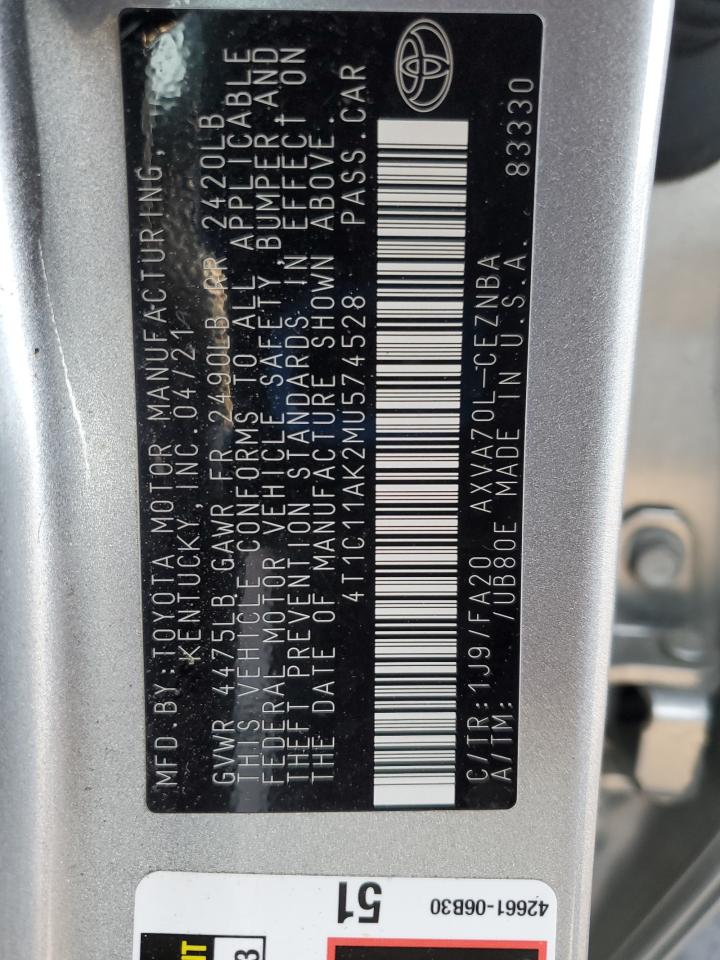 2021 Toyota Camry - Image 13