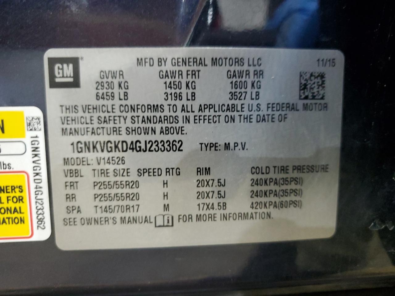 2016 Chevrolet Traverse - Image 13