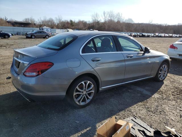 Sedans MERCEDES-BENZ C-CLASS 2015 Srebrny