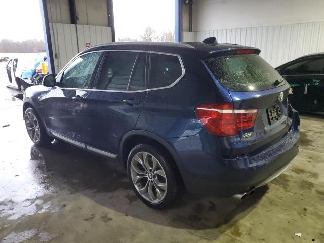  BMW X3 2016 Синий