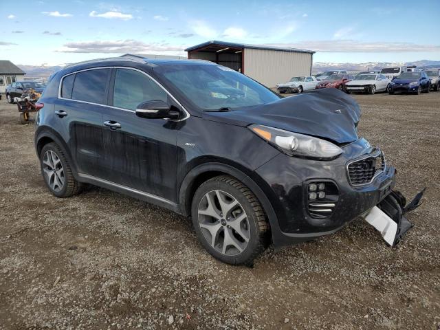  KIA SPORTAGE 2017 Чорний
