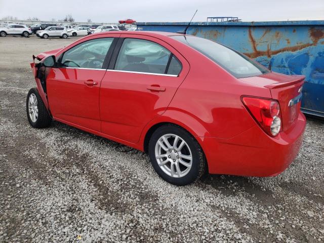  CHEVROLET SONIC 2013 Red