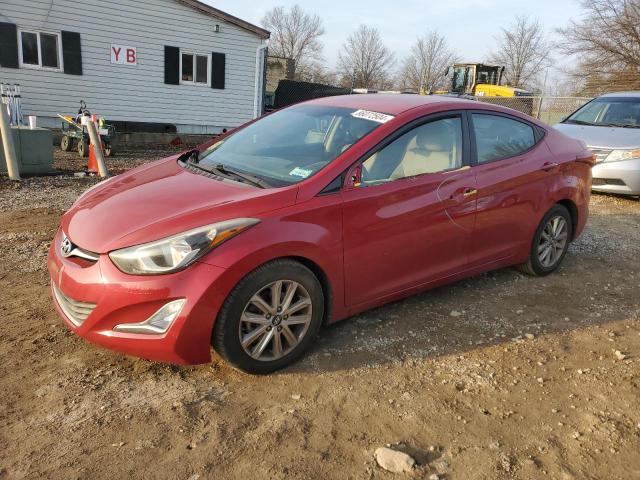  HYUNDAI ELANTRA 2015 Красный