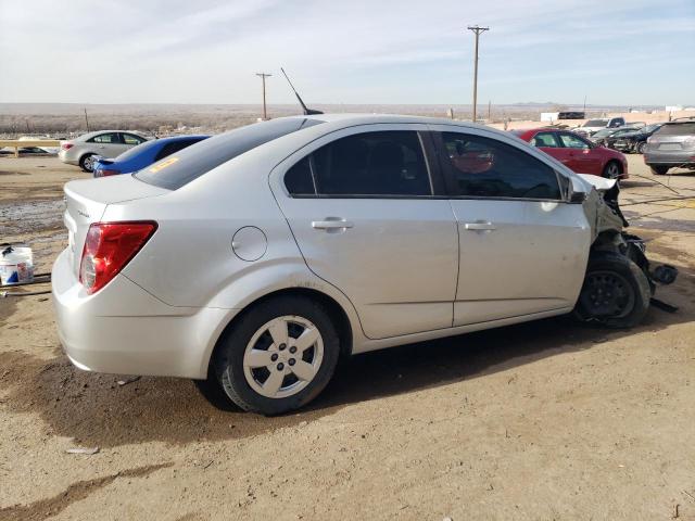  CHEVROLET SONIC 2013 Silver