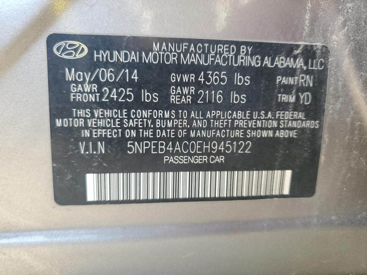 2014 Hyundai Sonata - Image 12