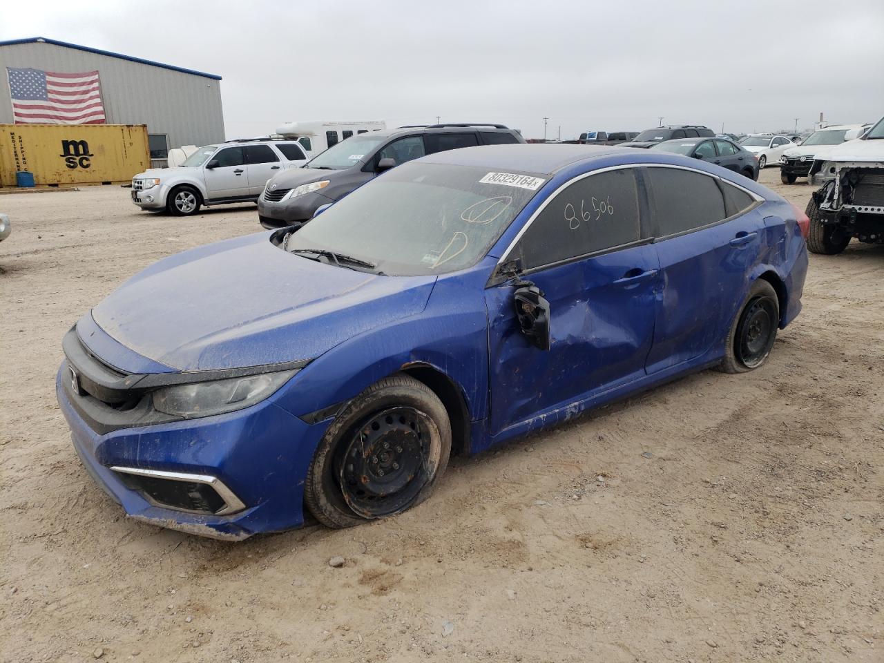 2019 Honda Civic Lx en Venta en Amarillo, TX - Side
