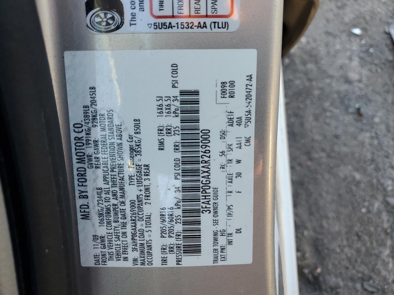 2010 Ford Fusion - Image 12