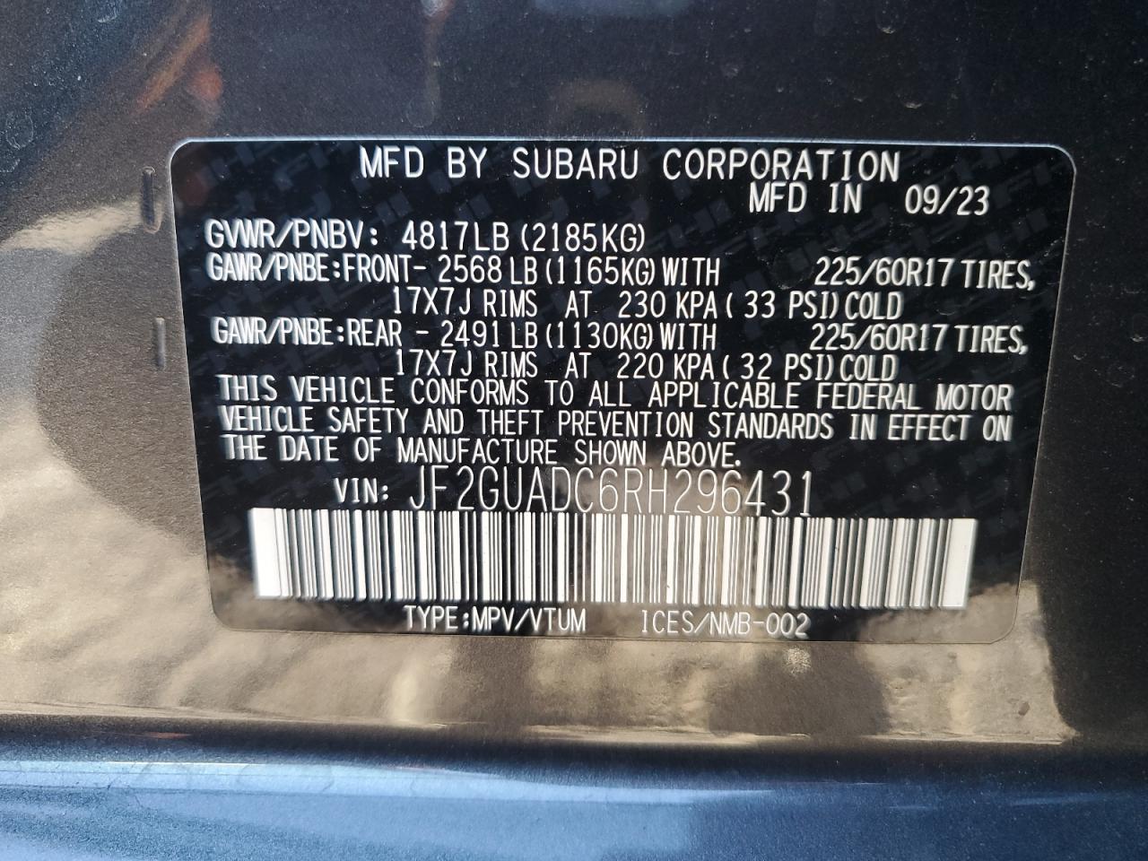 2024 Subaru XV - Image 12