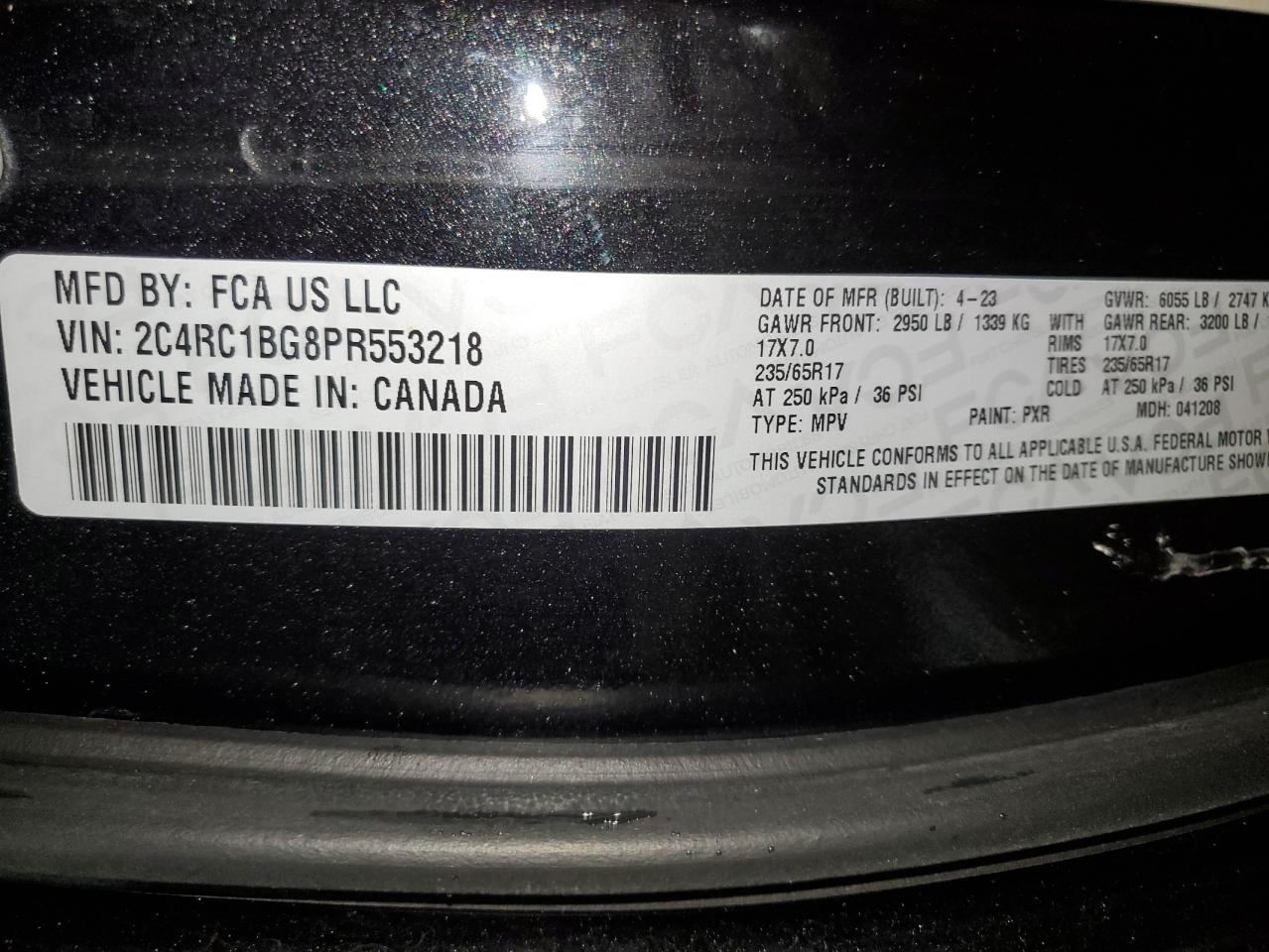 VIN 2C4RC1BG8PR553218 2023 CHRYSLER PACIFICA no.13