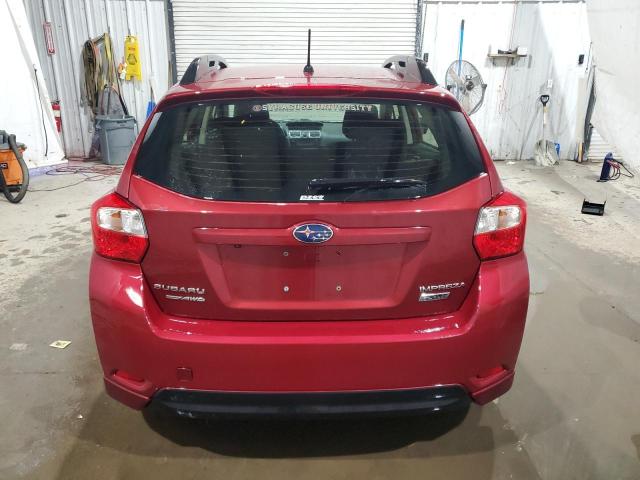  SUBARU IMPREZA 2016 Burgundy