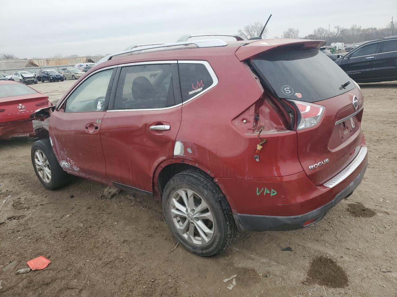 VIN KNMAT2MV6GP709532 2016 NISSAN ROGUE no.2