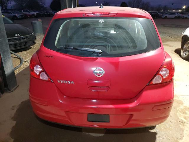  NISSAN VERSA 2012 Czerwony