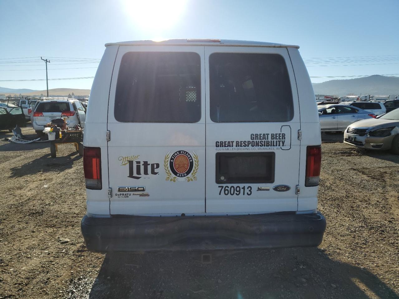 2013 Ford Econoline E150 Van VIN: 1FTNE1EW5DDA01458 Lot: 81706224