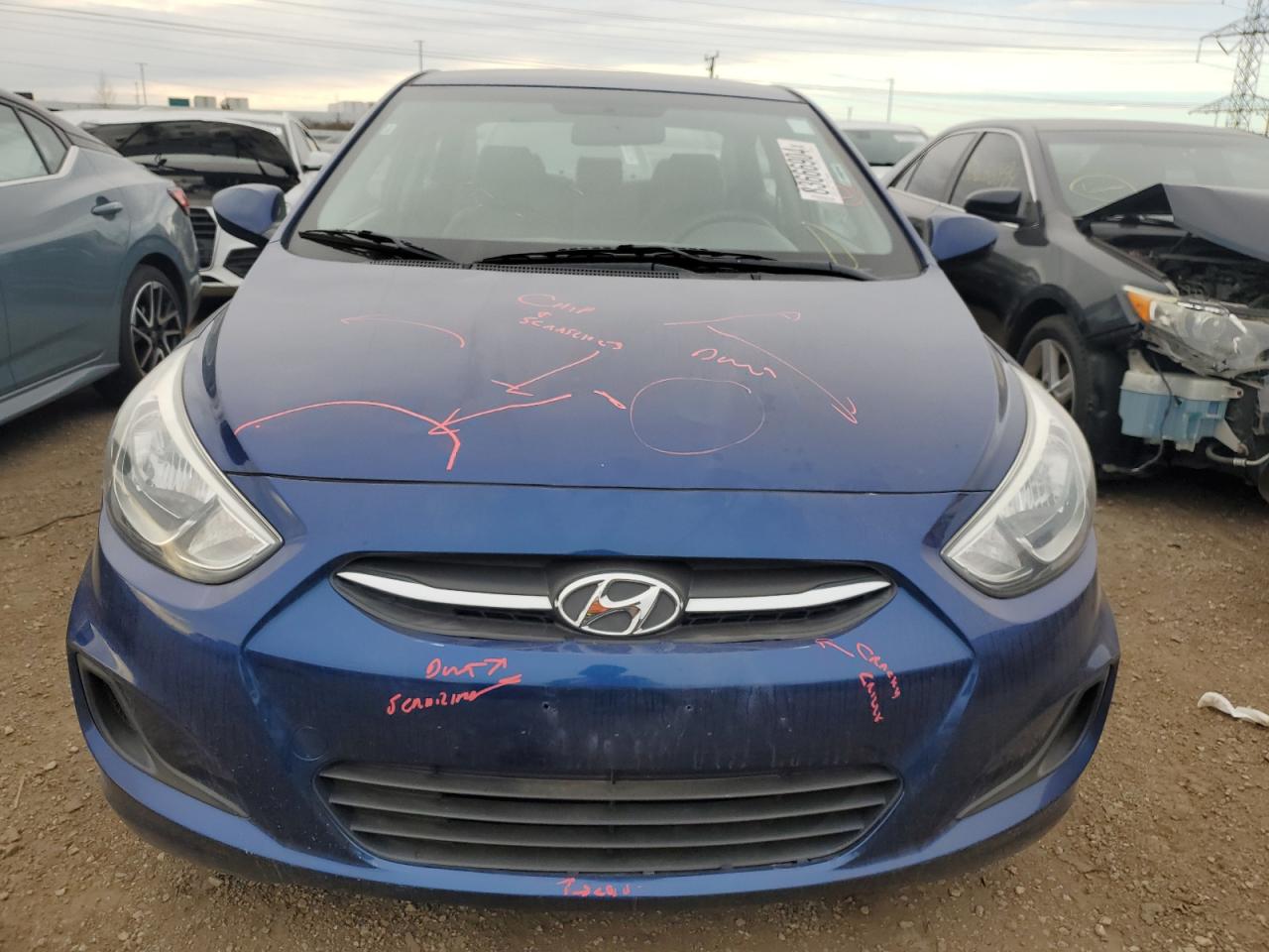 VIN KMHCT4AE5FU880034 2015 HYUNDAI ACCENT no.5