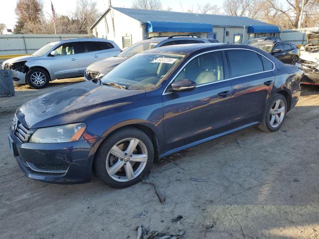  VOLKSWAGEN PASSAT 2012 Blue