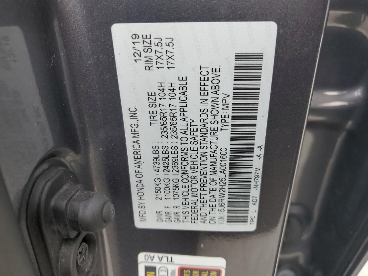 2020 Honda CR-V - Image 15