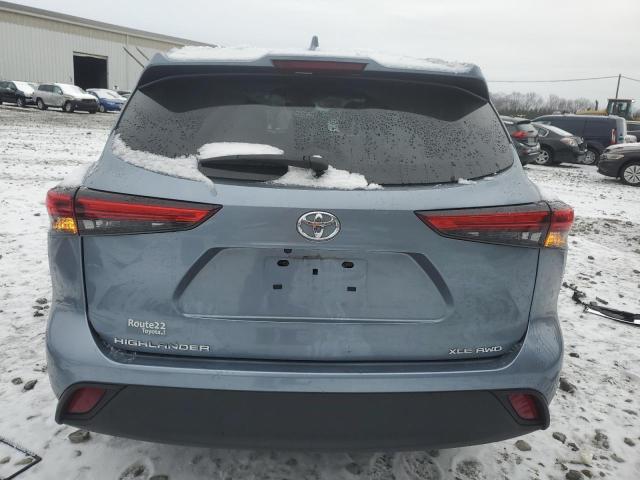  TOYOTA HIGHLANDER 2022 Blue