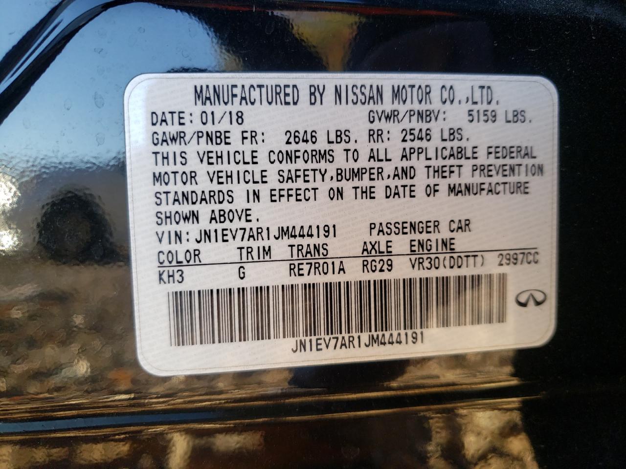 2018 Infiniti Q50 - Image 15