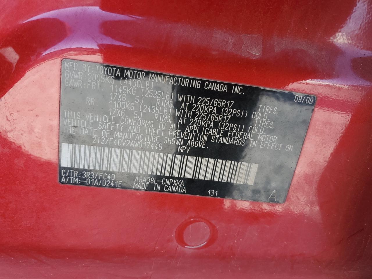 2010 Toyota RAV 4 - Image 15