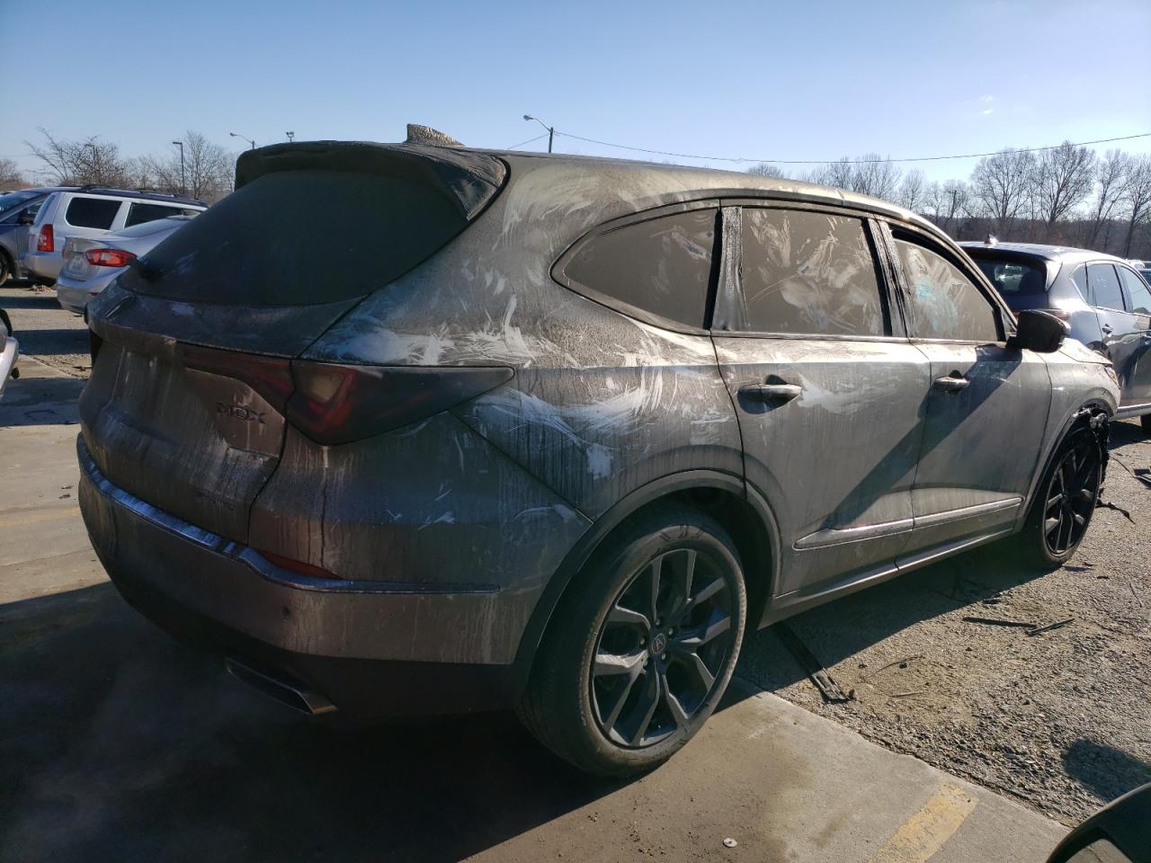 VIN 5J8YE1H42NL010330 2022 ACURA MDX no.3