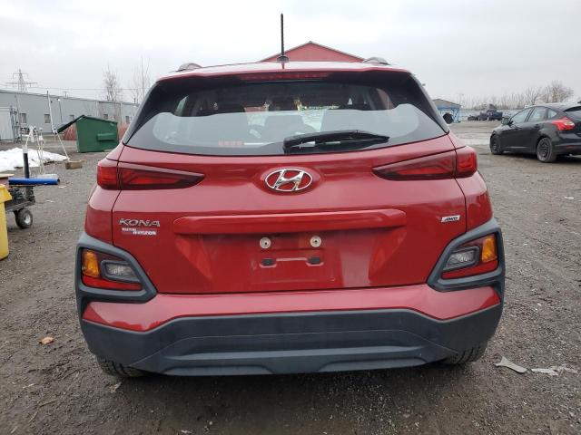  HYUNDAI KONA 2020 Czerwony