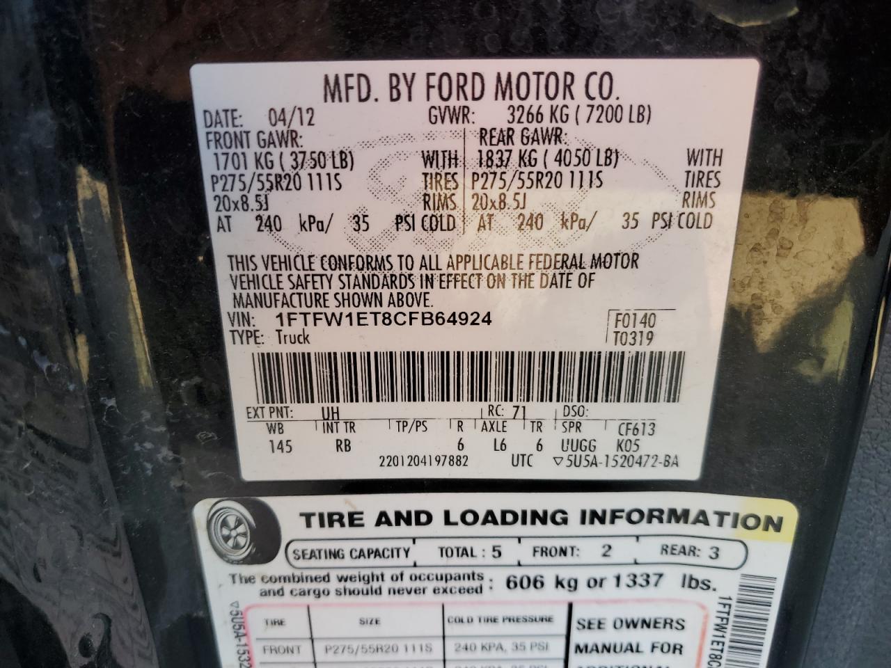 2012 Ford F-150 - Image 13