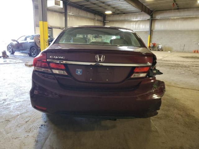  HONDA CIVIC 2015 Burgundy