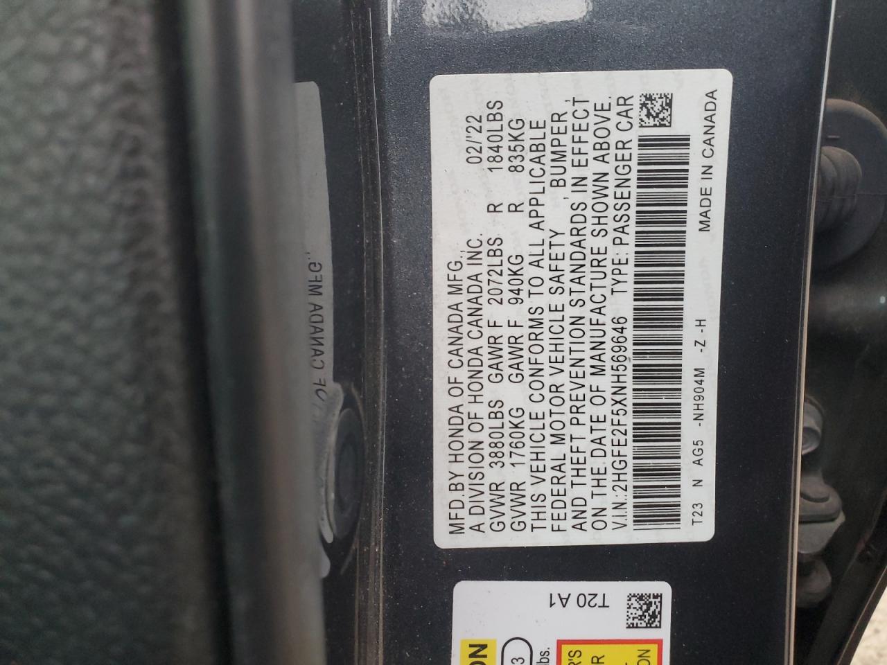 2022 Honda Civic - Image 13