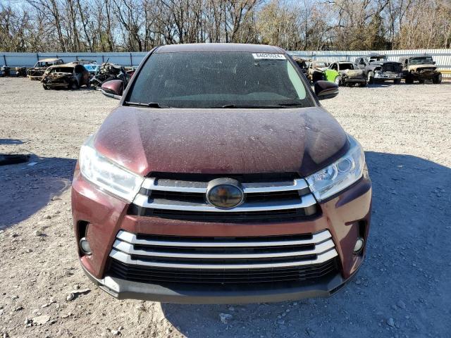  TOYOTA HIGHLANDER 2017 Бургунди