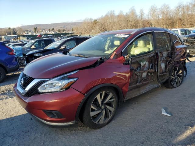  NISSAN MURANO 2016 Red