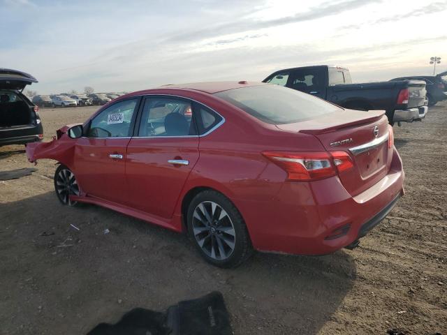  NISSAN SENTRA 2016 Czerwony