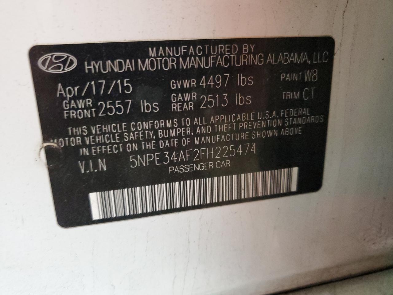 2015 Hyundai Sonata - Image 12