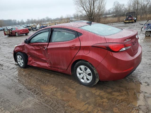  HYUNDAI ELANTRA 2016 Czerwony