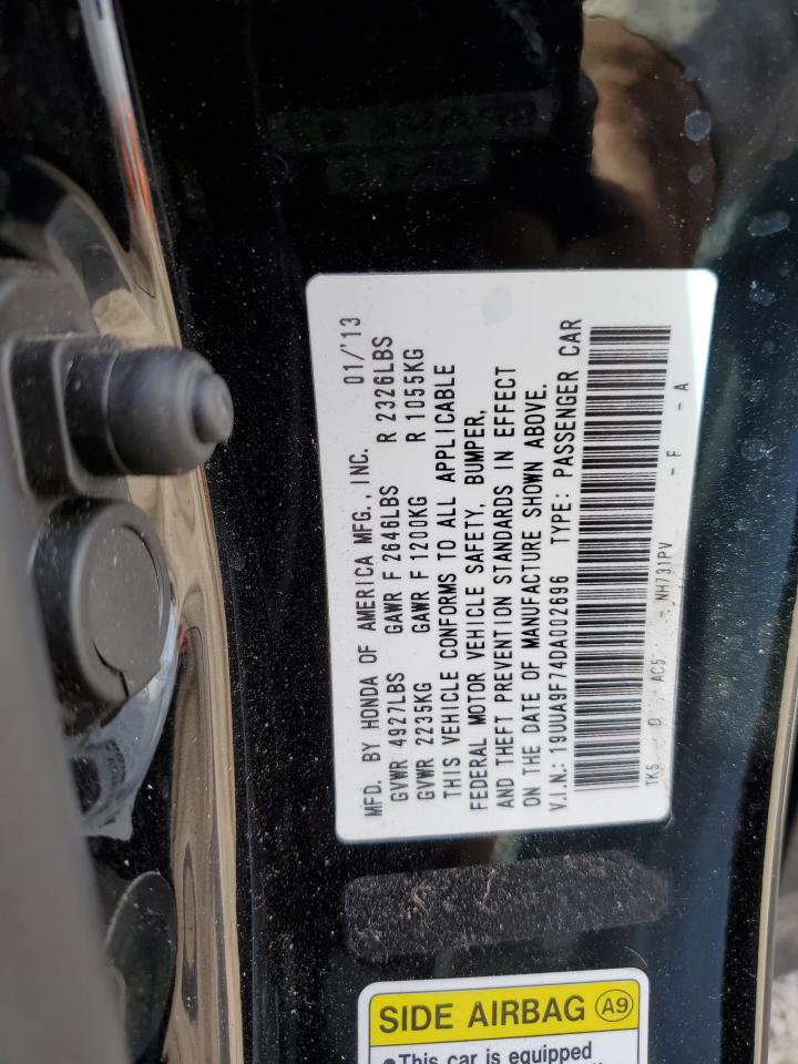 VIN 19UUA9F74DA002696 2013 ACURA TL no.12