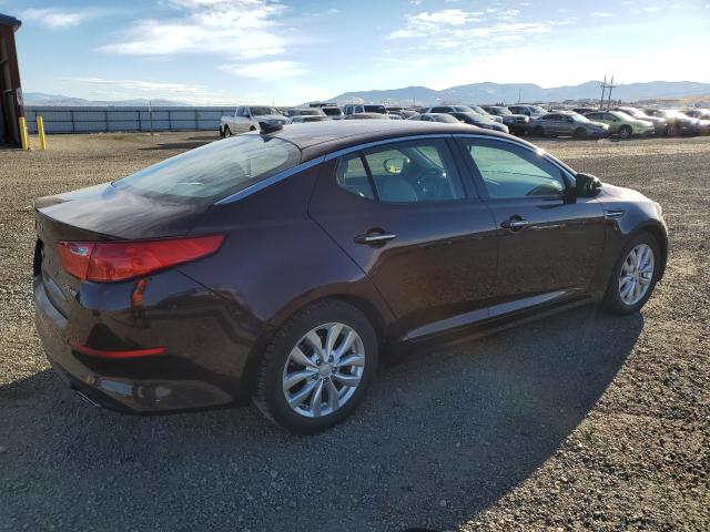 Sedans KIA OPTIMA 2015 Burgundy