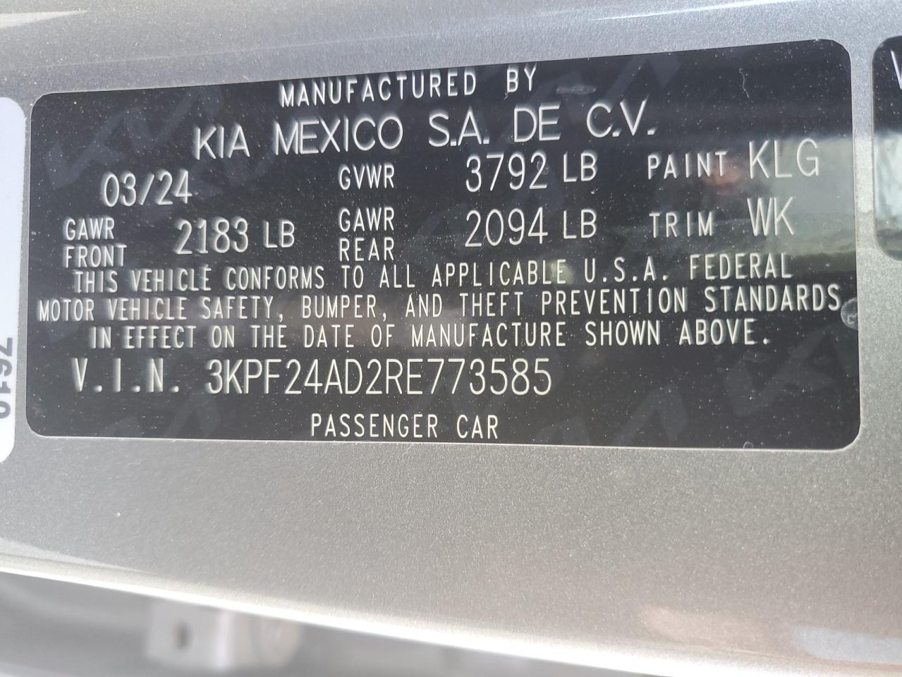 2024 Kia Forte - Image 14