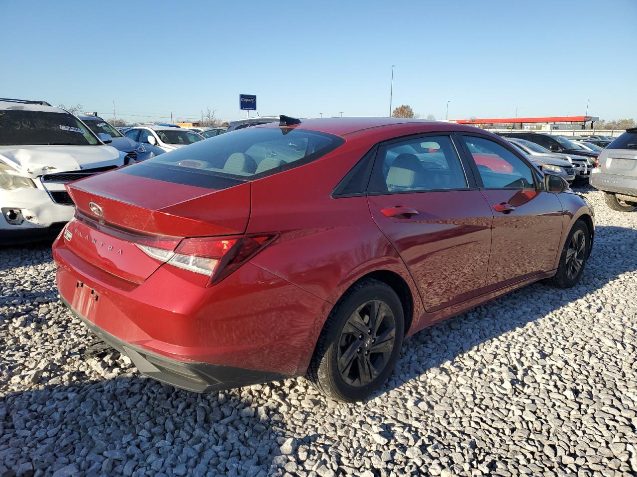 VIN KMHLM4AG1MU191135 2021 HYUNDAI ELANTRA no.3