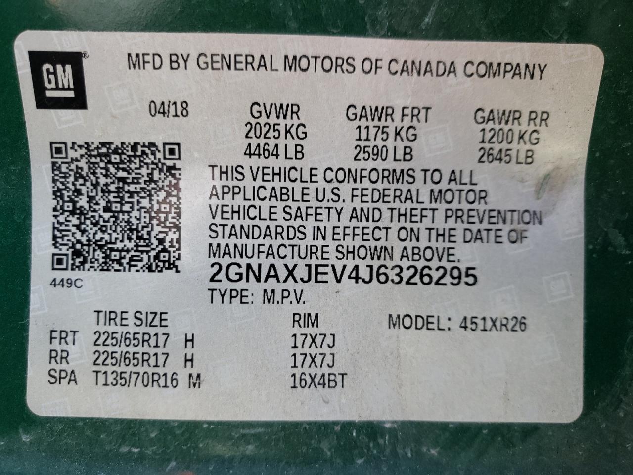 2018 Chevrolet Equinox - Image 15