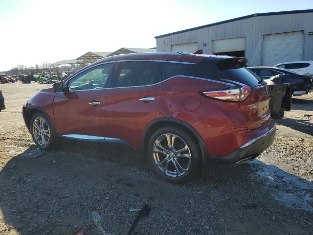  NISSAN MURANO 2017 Red