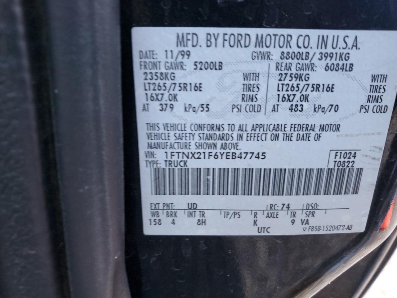 2000 Ford F250 - Image 12