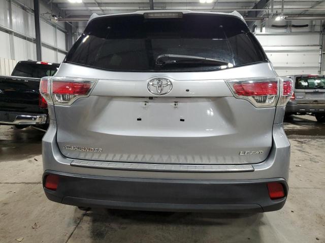  TOYOTA HIGHLANDER 2016 Silver